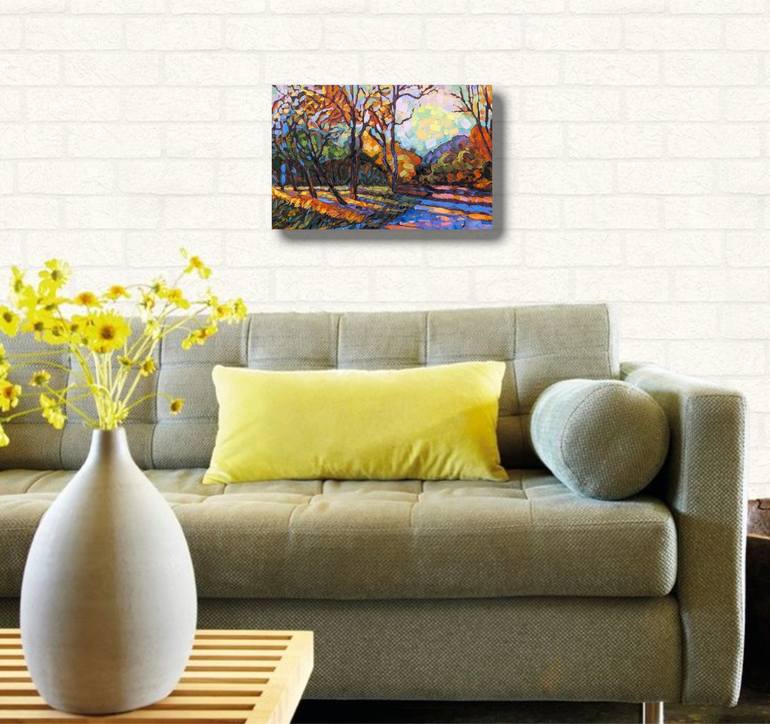 Original Contemporary Landscape Painting by Irina Goldenfish