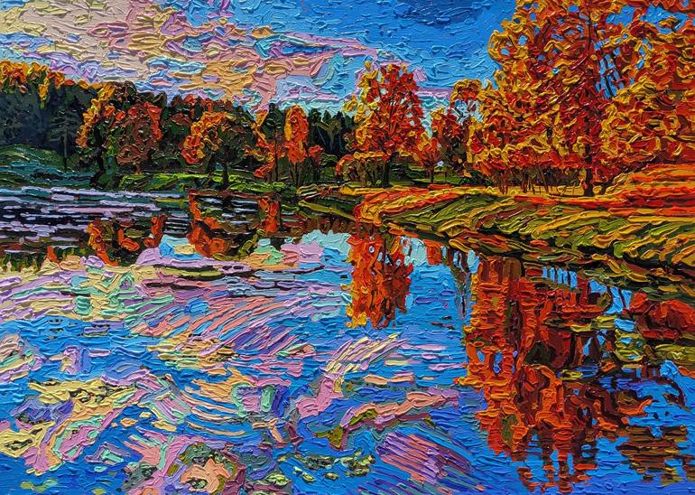 Original  Painting by irina goldenfish