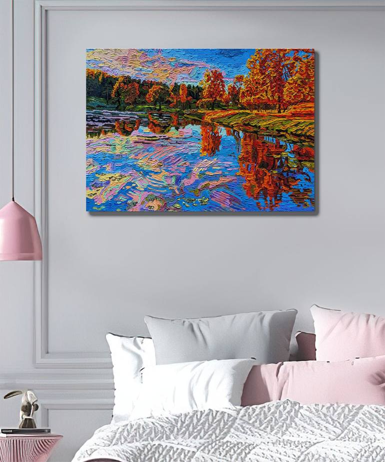 Original Contemporary Landscape Painting by Irina Goldenfish