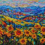 SUNFLOWERS. PROVENCE. by Irina Goldenfish