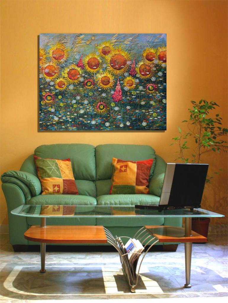 Original Contemporary Landscape Painting by Irina Goldenfish