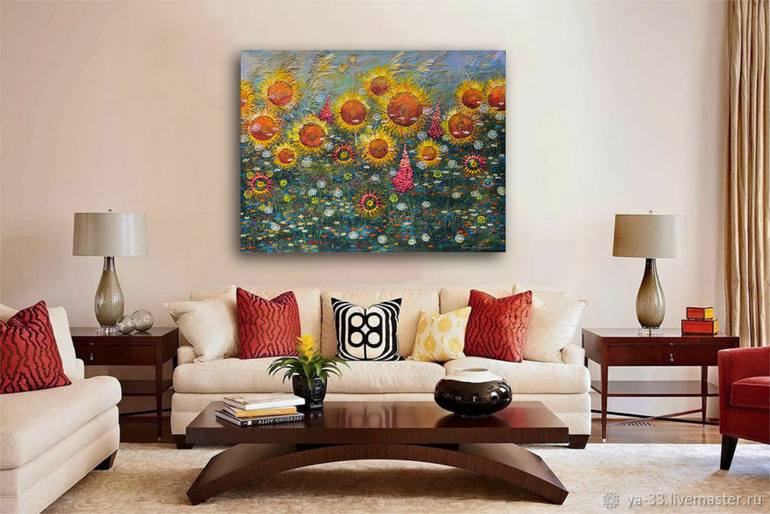 Original Contemporary Landscape Painting by Irina Goldenfish