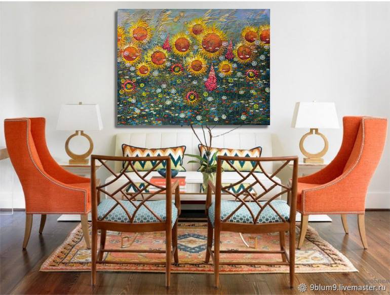 Original Contemporary Landscape Painting by Irina Goldenfish