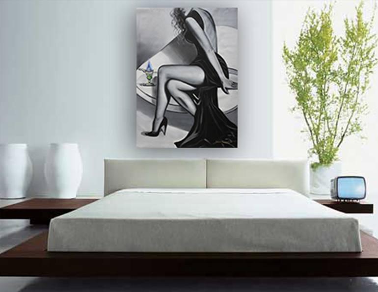 Original Figurative Erotic Painting by Irina Goldenfish