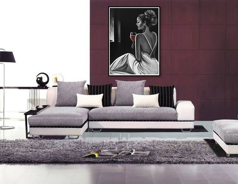 Original Figurative Women Painting by Irina Goldenfish