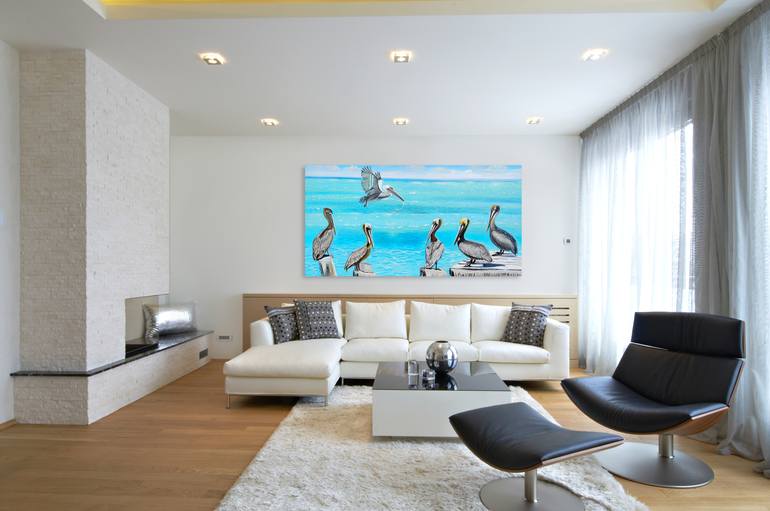 Original Seascape Painting by Irina Goldenfish