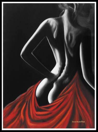 Original Figurative Erotic Paintings by Irina Goldenfish