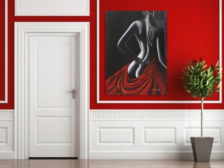 Original Erotic Painting by Irina Goldenfish