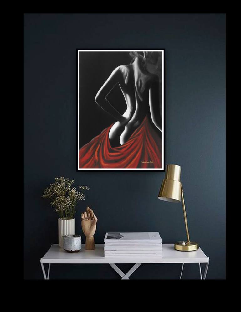 Original Erotic Painting by Irina Goldenfish