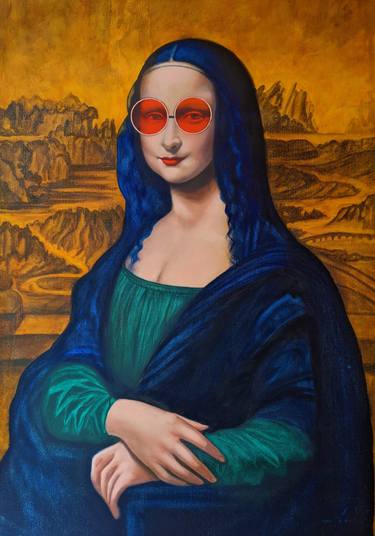 Monaliza, Painting by Rakhmet Redzhepov