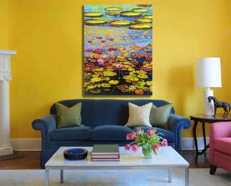 Original Impressionism Landscape Painting by Irina Goldenfish