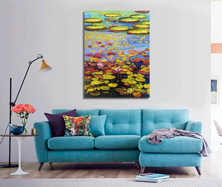 Original Impressionism Landscape Painting by Irina Goldenfish