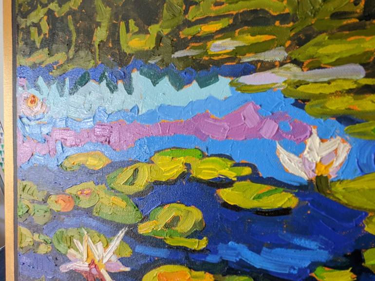Original Impressionism Landscape Painting by Irina Goldenfish