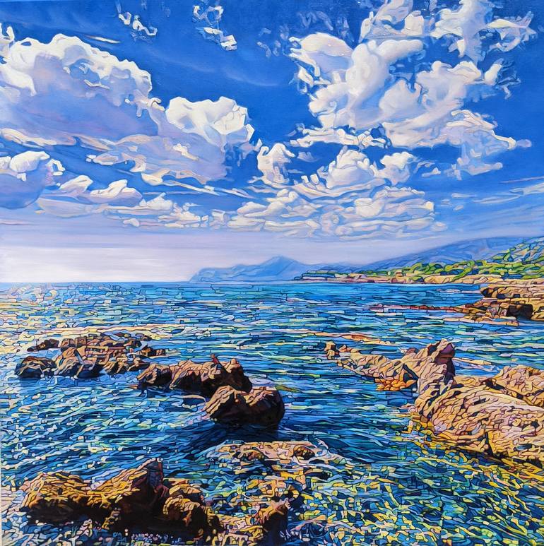 Original Landscape Painting by Irina Goldenfish