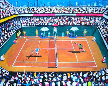 Print of Sport Paintings by Gonzalo Centelles