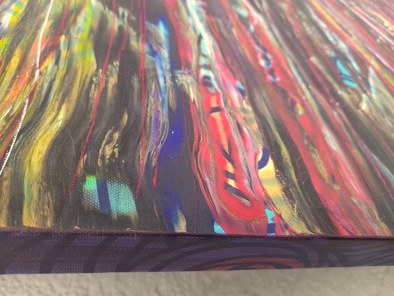 Original Abstract Expressionism Abstract Painting by Eva Dahn Rubin