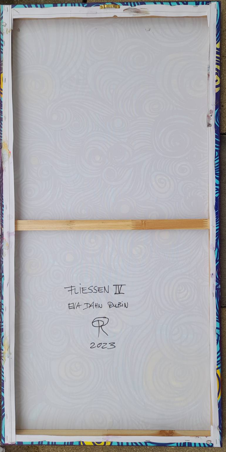 Original Abstract Expressionism Abstract Painting by Eva Dahn Rubin