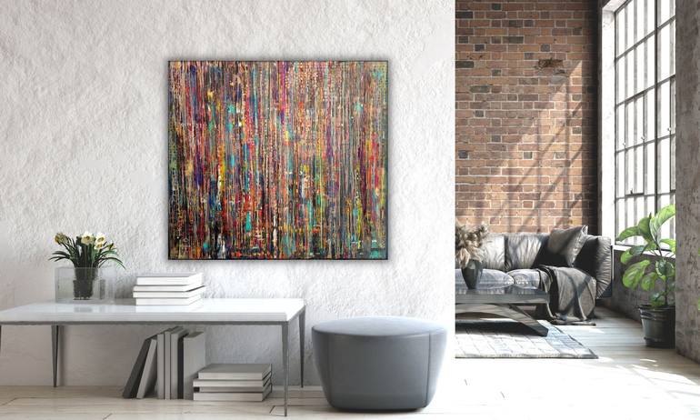 Original Abstract Painting by Eva Dahn Rubin