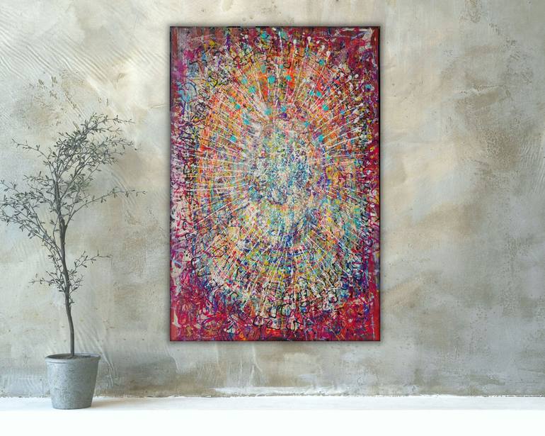 Original Abstract Painting by Eva Dahn Rubin