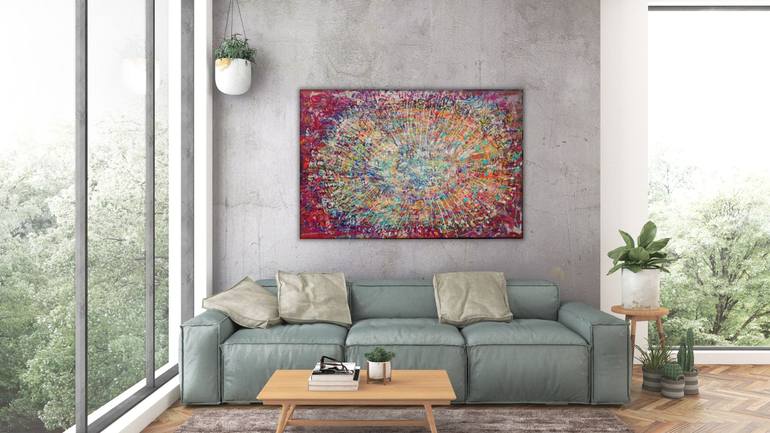 Original Abstract Painting by Eva Dahn Rubin