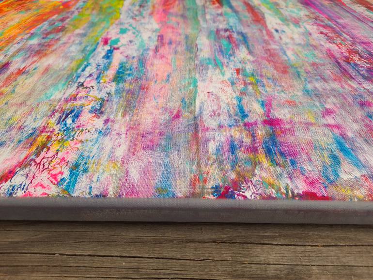 Original Abstract Expressionism Abstract Painting by Eva Dahn Rubin