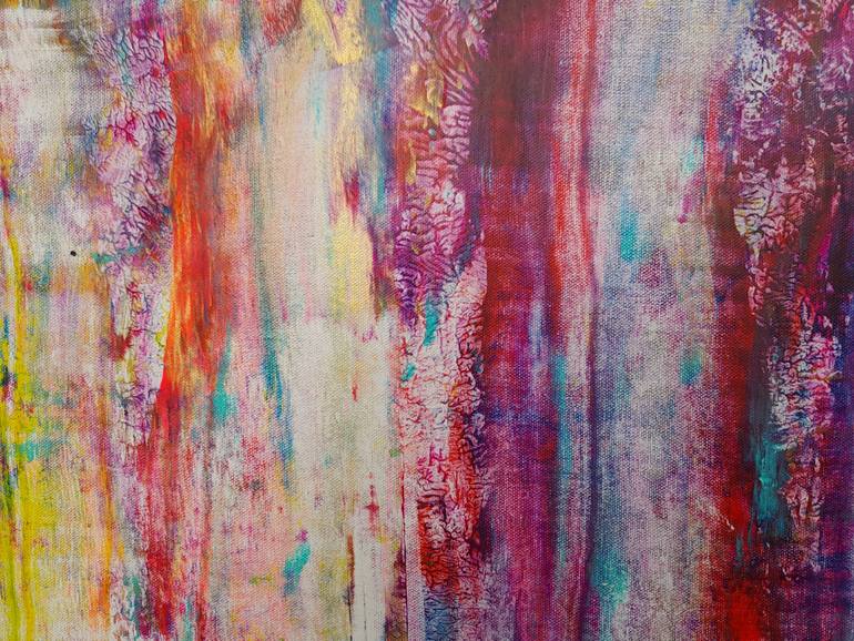 Original Abstract Expressionism Abstract Painting by Eva Dahn Rubin