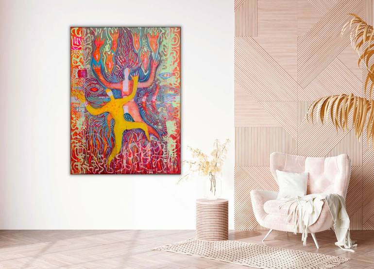 Original Contemporary Abstract Painting by Eva Dahn Rubin