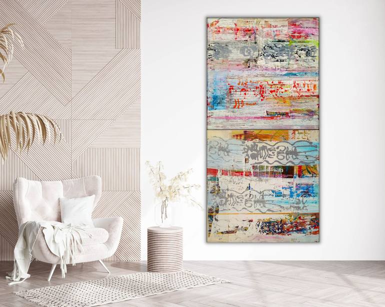 Original Contemporary Abstract Painting by Eva Dahn Rubin