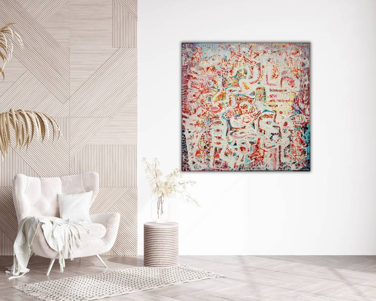 Original Abstract Painting by Eva Dahn Rubin