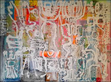 Original Abstract Paintings by Eva Dahn Rubin