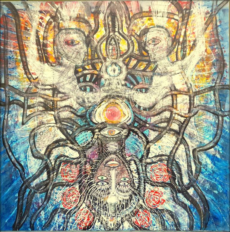 Original Abstract Expressionism Water Paintings by Eva Dahn Rubin