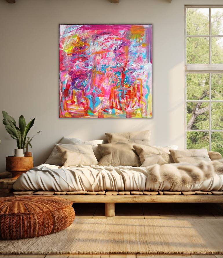 Original Contemporary Abstract Painting by Eva Dahn Rubin