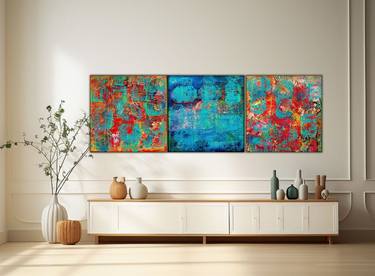 Original Contemporary Abstract Painting by Eva Dahn Rubin