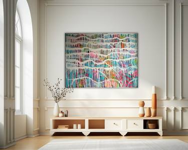 Original Contemporary Abstract Painting by Eva Dahn Rubin