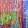 This is an over painted painting ... a scene from the forest. I have made it a refreshing experience.
Ready to hang.