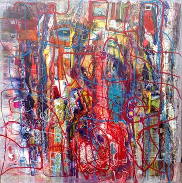 Original Abstract Expressionism Abstract Paintings by Eva Dahn Rubin