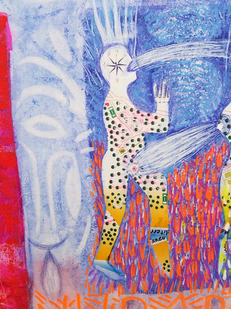 Original Abstract Expressionism Abstract Painting by Eva Dahn Rubin