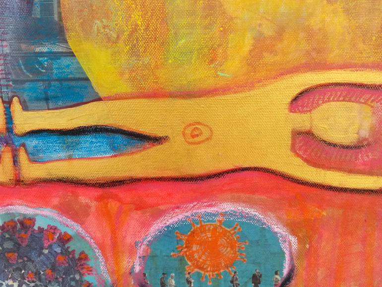 Original Abstract Still Life Painting by Eva Dahn Rubin