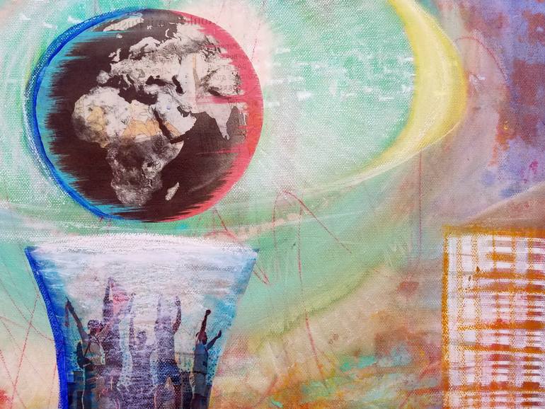 Original Abstract Still Life Painting by Eva Dahn Rubin