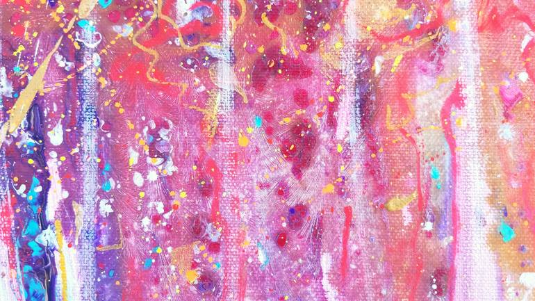 Original Abstract Expressionism Abstract Painting by Eva Dahn Rubin