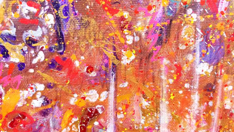 Original Abstract Expressionism Abstract Painting by Eva Dahn Rubin