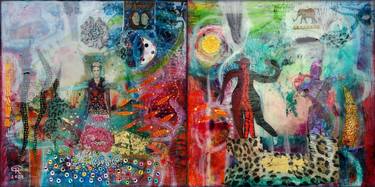 Original Abstract Paintings by Eva Dahn Rubin