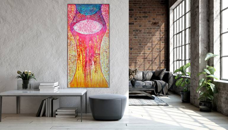 Original Abstract Painting by Eva Dahn Rubin