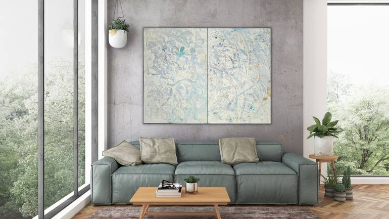 Original Abstract Painting by Eva Dahn Rubin