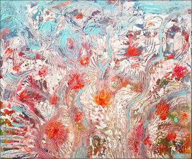 Original Abstract Expressionism Abstract Paintings by Eva Dahn Rubin