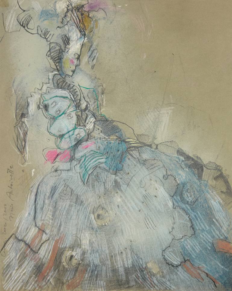 Marie Antoinette Drawing by Peter Schulz Leonhardt | Saatchi Art