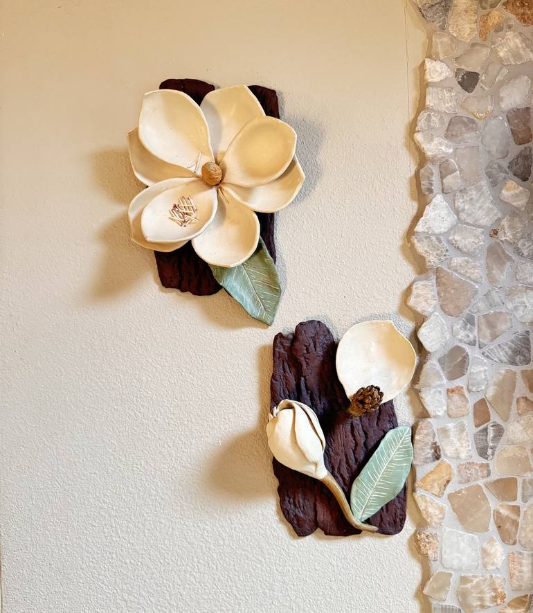 Original Fine Art Botanic Sculpture by Elena Miller