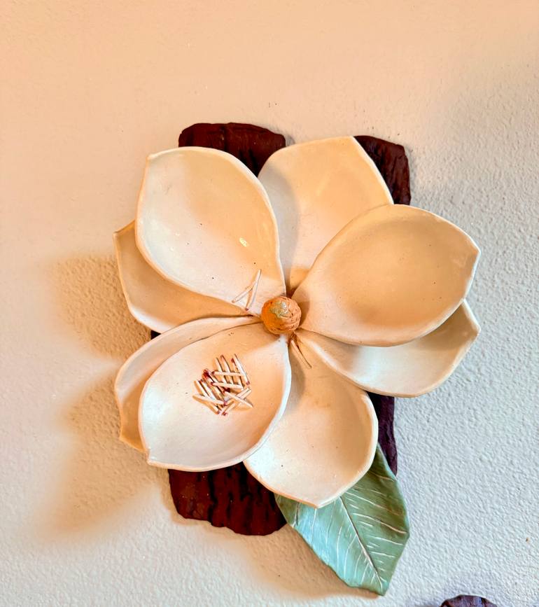Original Fine Art Botanic Sculpture by Elena Miller