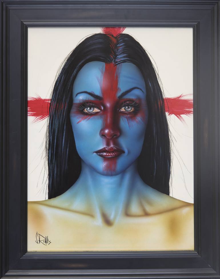 Original Fine Art Portrait Painting by Scott Rohlfs