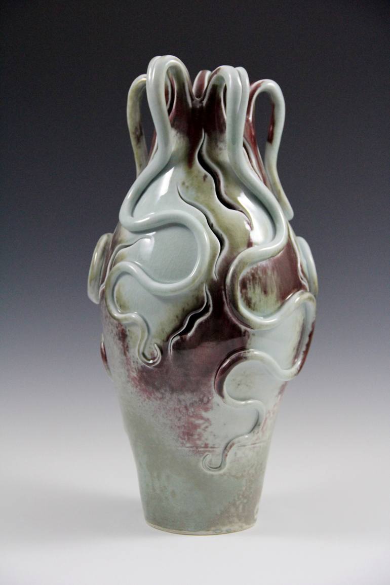 Original Art Nouveau Nature Sculpture by Irina Lakshin